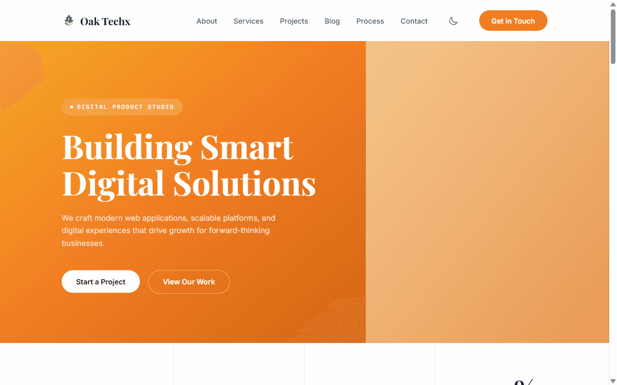 Oak Techx Website